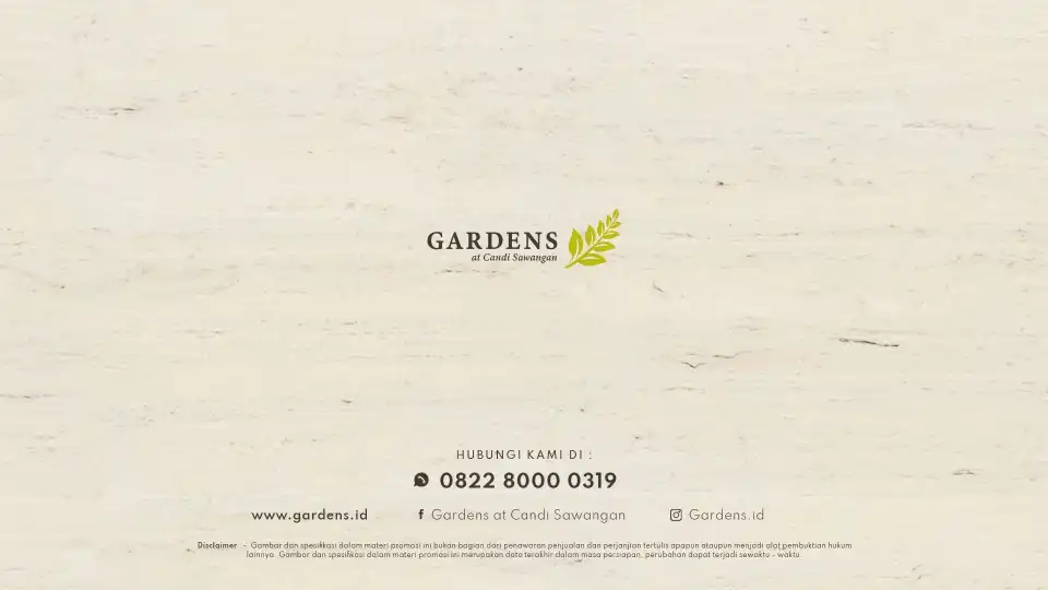 Gardena gardens sawangan